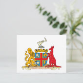 Adelaide Coat of Arms Briefkaart (Staand voorkant)