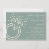 Adelaide | Curated Color | Verlovingsfeest Kaart (Voorkant)