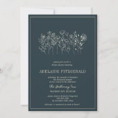 Adelaide Floral | Gecurreerde kleuren | Vrijgezell Kaart (Voorkant)