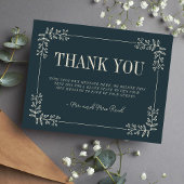 Adelaide | Gecurreerde kleuren | Trouwbedankkaart Bedankkaart