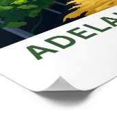 Adelaide Hills Australia Reisprint Poster (Hoek)