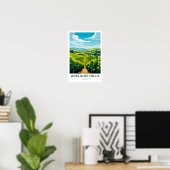 Adelaide Hills Australia Reisprint Poster (Thuiskantoor)
