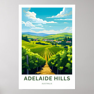 Adelaide Hills Australia Reisprint Poster
