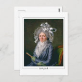 Adélaïde Labille-Guiard #1 - Briefkaart met fijne (Voorkant / Achterkant)