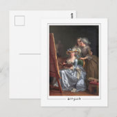 Adélaïde Labille-Guiard #2 - Briefkaart met fijne (Voorkant / Achterkant)
