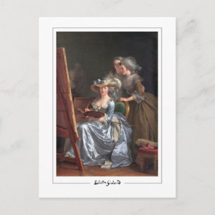 Adélaïde Labille-Guiard #2 - Briefkaart met fijne 