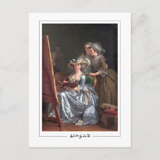 Adélaïde Labille-Guiard #2 - Briefkaart met fijne (Voorkant)