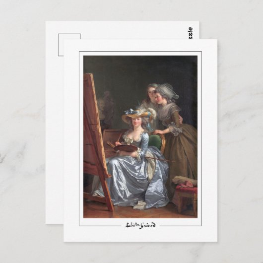 Adélaïde Labille-Guiard #2 - Kunstkaart Briefkaart (Voorkant / Achterkant)