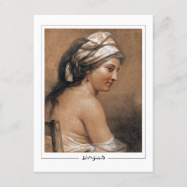 Adélaïde Labille-Guiard #3 - Briefkaart met fijne 