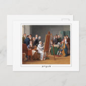 Adélaïde Labille-Guiard #4 - Kunstmatig Briefkaart (Voorkant / Achterkant)