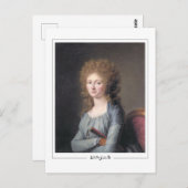 Adélaïde Labille-Guiard #6 - Kunstmatig Briefkaart (Voorkant / Achterkant)