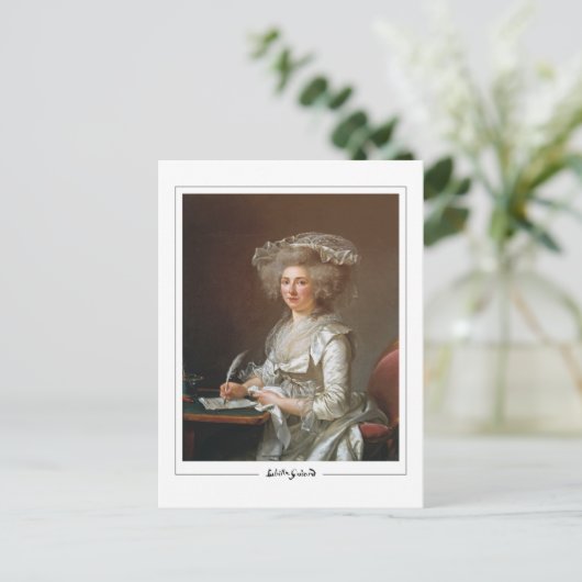 Adélaïde Labille-Guiard #8 - Kunstmatig Briefkaart (Staand voorkant)