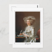 Adélaïde Labille-Guiard #8 - Kunstmatig Briefkaart (Voorkant / Achterkant)