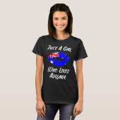 Adelaide Lips Mouth Love Australian Flag T-shirt (Voorkant volledig)