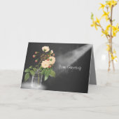 Adelaide nam op Zwarte toe Kaart (Gele Bloem)