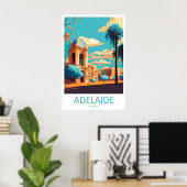 Adelaide Park Nationaal Vintage Reisposter Ski Poster (Thuiskantoor)
