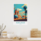 Adelaide Park Nationaal Vintage Reisposter Ski Poster (Keuken)