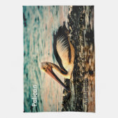 Adelaide Pelican Theedoek (Verticaal)