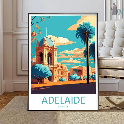 Adelaide Reisprint Muur Kunst Adelaide Muur Hangin Poster