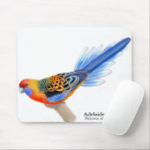 Adelaide Rosella Parrot Mousepad Muismat (Met muis)