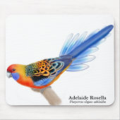 Adelaide Rosella Parrot Mousepad Muismat (Voorkant)
