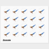 Adelaide Rosella-Sticker Ronde Sticker (Vel)
