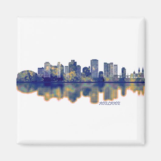 Adelaide Skyline Magneet (Voorkant)