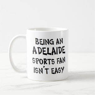 Adelaide sportfan, zijnde koffiemok