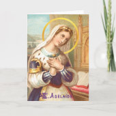 Adelaide stijl 1e. Adelheid, keizerin van het Heil Kaart (Voorkant)