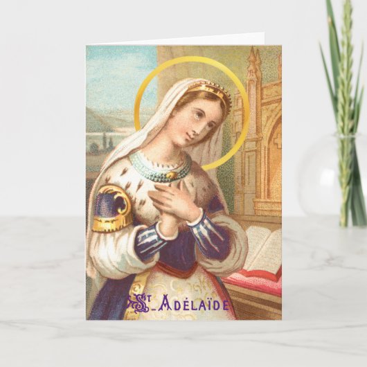 Adelaide stijl 1e. Adelheid, keizerin van het Heil Kaart (Voorkant)
