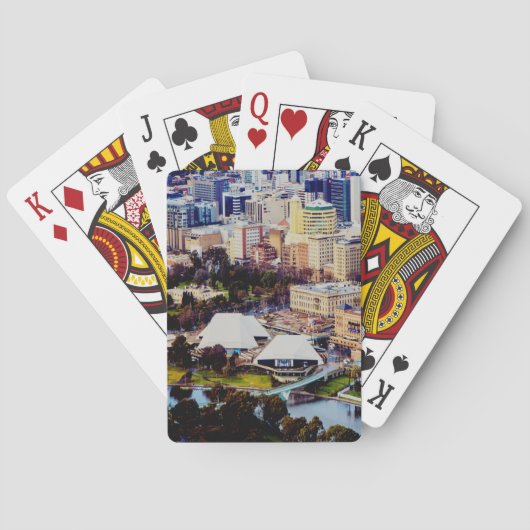 Adelaide Uitzicht Pokerkaarten (Achterkant)