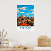 Adelaide Vintage Reisposter Ski Nationaal Park Poster (Keuken)
