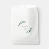 Adelaide Waterverf Eucalyptus Bruiloft Bedankzakje (Voorkant)