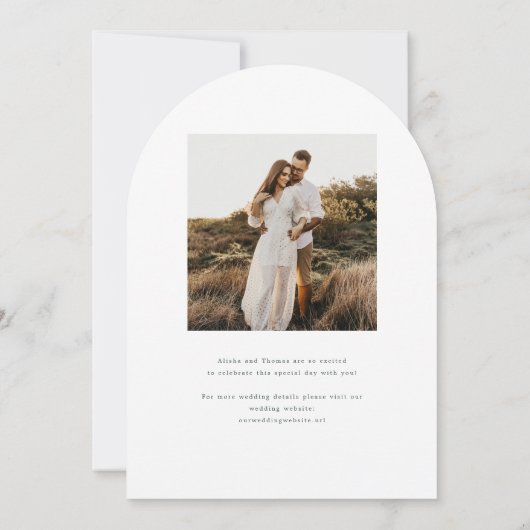 Adelaide Waterverf Eucalyptus Greenery Wedding Kaart (Achterkant)