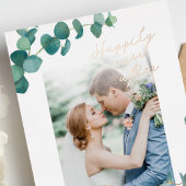 Adelaide Waterverf Groen Bruiloft Aankondiging