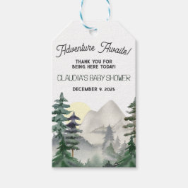 Adelavontuur wacht! Bergen en bos Dank u wel Cadeaulabel