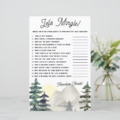 Adelavontuur wacht! Laten we Mingle! Baby shower g (Staand voorkant)