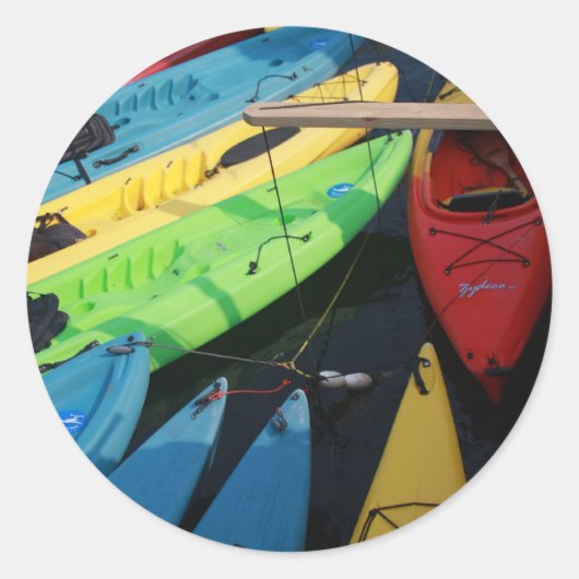Adelavontuur wacht! ronde sticker (Voorkant)