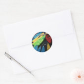 Adelavontuur wacht! ronde sticker (Envelop)