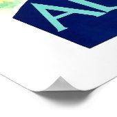 Adelboden,Schweiz,Ski Travel Poster (Hoek)