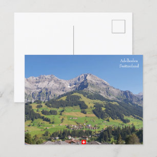 Adelboden, Zwitserland Briefkaart