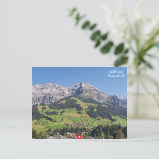 Adelboden, Zwitserland Briefkaart (Staand voorkant)