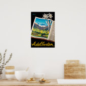 Adelboden, Zwitserland, Ski-reisposter Poster (Keuken)