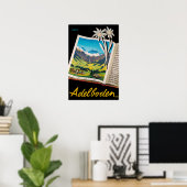 Adelboden, Zwitserland, Ski-reisposter Poster (Thuiskantoor)