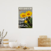 Adelboden, Zwitserland, Ski-reisposter Poster (Keuken)