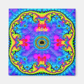 ADELE ~ 3D Fractal Design Fluoro Shades Magnet (Voorkant)