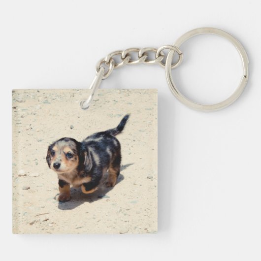 Adele 6wks Double Photo Keepomwille Sleutelhanger (Achterkant)