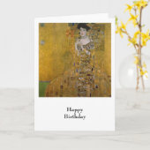 Adele Bloch Bauer door Gustav Klimt Kaart (Gele Bloem)