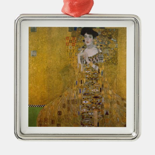Adele Bloch Bauer door Gustav Klimt Metalen Ornament (Voorkant)