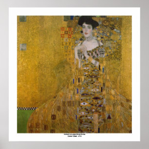 Adele Bloch Bauer door Gustav Klimt Poster
